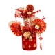 thumbnail image 1 of 2025 Decoración De A?o Nuevo Chino Cubo De Bendición De Flores Falsas Para El Estilo De Oficina En Casa D, 1 of 5