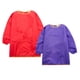 thumbnail image 4 of Delantal infantil de mangas largas para niños Delantal impermeable Morado M + Rojo L, 4 of 5