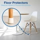 thumbnail image 2 of Protectores para patas de silla SoftTouch redondos de 1-1/4" de goma blanca que no dejan marcas, 2 of 7