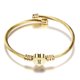 thumbnail image 1 of Pulsera VQYSKO de 15 cm, corazón dorado con inicial, regalo para niñas, 1 of 6