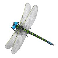 Magideal - Escultura Modelo De Libélula De Simulación, Juguete Coleccionable Vívido Con Cuerda Y Alfiler, Figura De Libélula, Adorno De Libélula Para Decoración Azul