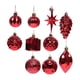 thumbnail image 2 of 10 bolas navideñas pequeñas colgantes para colgar adornos navideños decorativos para cumpleaños, celebraciones en interiores y exteriores, festivales rojo, 2 of 5