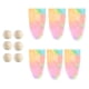 thumbnail image 4 of 6 Piezas De Barbas De Gnomos Multicolores, Bolas De Madera Sin Terminar, Suministros Para Manualidades DIY, 4 of 4