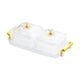 thumbnail image 1 of Snack De Frutas Secas Siring De Bandeja De Nueces De Dulces Para La Fiesta De Encimera Home Clear 2 Grid, 1 of 5