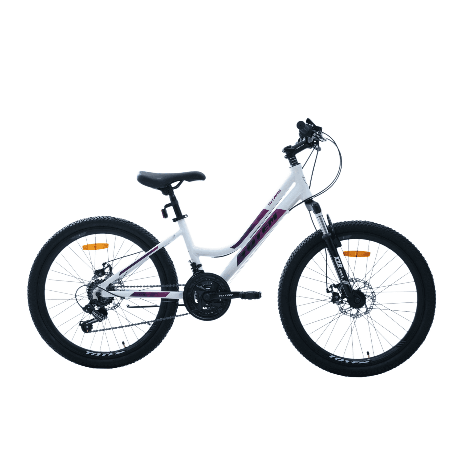 Bicicleta Totem Mtb Aro 24 Modelo Sitara Blanco