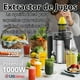 thumbnail image 2 of Extractor Exprimidor de Jugos Eléctrico 1000W de Potencia Frutas y Verduras, 2 of 10