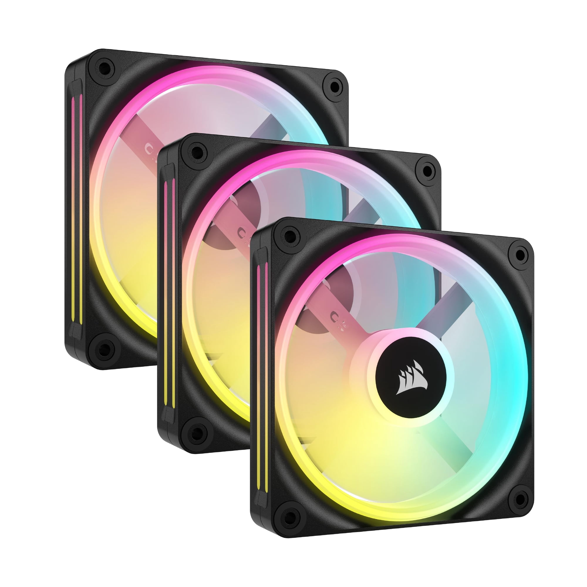 Kit De Inicio Triple Fan Corsair Icue Link Qx120 Rgb De 120 Mm