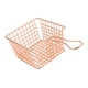 thumbnail image 2 of malla de hierro metal colador freír cesta cocina colador tamiz oro rosa l, 2 of 5