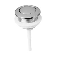 Magideal - Botón Del Tanque Del Inodoro Piezas Del Tanque Del Inodoro De Un Solo Empuje Botón Del Tanque Del Inodoro Fácil De Instalar Botón De Presión Duradero