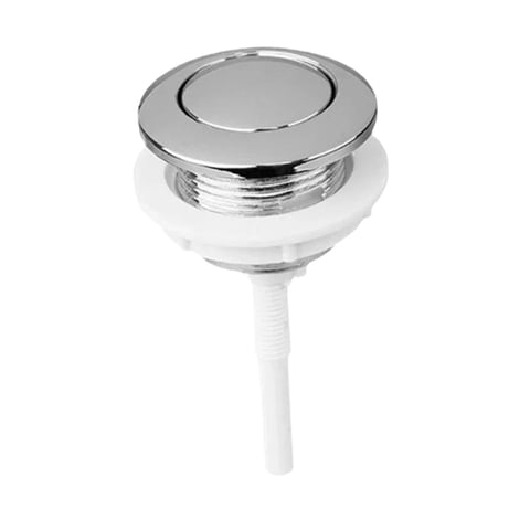 Magideal - Botón Del Tanque Del Inodoro Piezas Del Tanque Del Inodoro De Un Solo Empuje Botón Del Tanque Del Inodoro Fácil De Instalar Botón De Presión Duradero