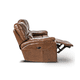 thumbnail image 5 of Sofá Reclinable Poch Cuero 3 Cuerpos Marrón, 5 of 8