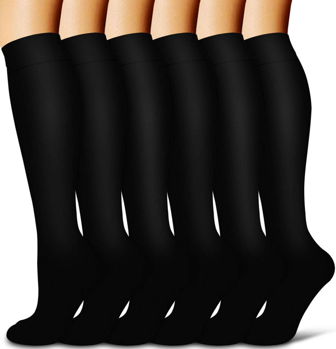 Calcetines De Compresión Coolover Copper Para Mujer Y Hombre (6 Pares)