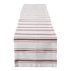thumbnail image 1 of Camino de mesa DII Zig Dobby, algodón blanco, 14 x 72 cm, rojo granero, 1 of 6