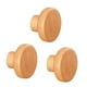 thumbnail image 2 of Ganchos De Madera Para Abrigos, Bolsas, Llaves, Decoración Del Hogar, Toalla Creativa, Estante De Ropa Rústico, 5cm De Diámetro, 3 Uds., 2 of 5