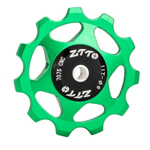 Genérico - Polea De Cambio Trasero Para Bicicleta, Piezas De 11T, Accesorio Para Ciclismo, Poleas Para Bicicleta De Carretera, Verde
