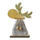 thumbnail image 2 of Adornos Navideños De Madera Figura De Alce Rústico Para Interior Casa De Campo Invierno Gris S, 2 of 3