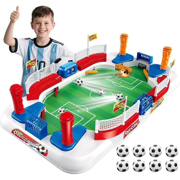 Mesa de futbolito mini joyddo para niños y adultos con 8 pelotas