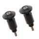 thumbnail image 2 of 7/8 "CNC Motocicleta Streetbike Manillar Cap Hand Grips Bar Extremos Tapones Negro, 2 of 3