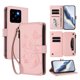 thumbnail image 1 of Funda Cartera Mariposa para [Xiaomi 14] con Soporte y Cremallera Rosa, 1 of 6