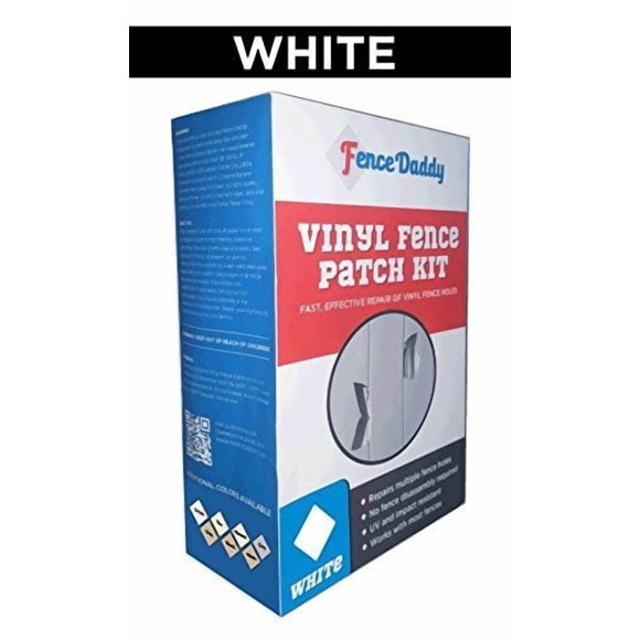 Kit de reparación para cercas de vinilo blanco Fence Daddy
