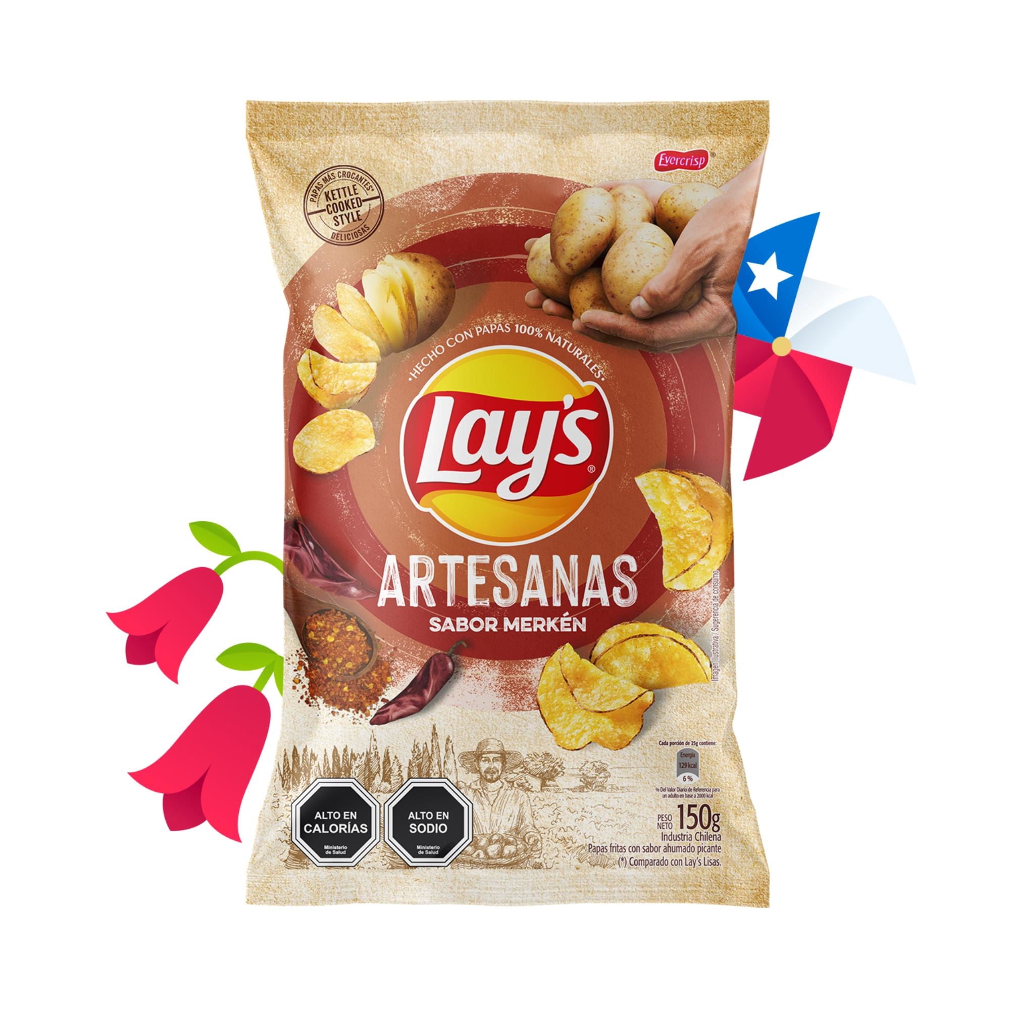 Papas Fritas Artesanas Merkén 150 g Lay's