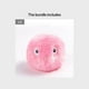 thumbnail image 1 of Cat Plush Toy Interactive Ball Cat Training Toy, Pet Toy Ball Squeaky Sounding Toy, 1 of 5