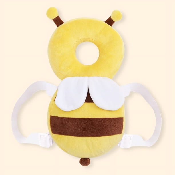 Baby Toddler Head Pillow, Baby Learning To Walk Anti-fall Pillow, Breathable Head Protection Pad, Little Bee Head Protection Cap