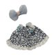 thumbnail image 3 of Vestido De Tirantes De Muñeca De Felpa De 2 Piezas Para Niños Regalo De Cumpleaños Vestido De Coordinación Azul, 3 of 3