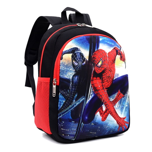 Disney Spider Man Backpack Children Cartoon Captain America Kindergarten School Bag For Boys Anit-lost Infantil Schoolbag Gift
