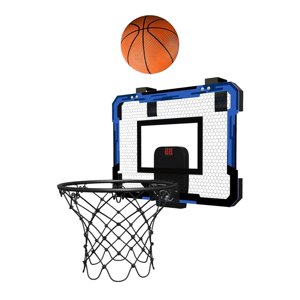 Ioensy - Accesorio De Aro De Baloncesto, Aro De Baloncesto Para Habitación De Puerta, Para Interiores Y Exteriores, Niños, Azul