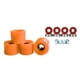 thumbnail image 5 of 4 Piezas Patines De Ruedas Patineta Sure Grip Rollerskate Ruedas Naranja, 5 of 5