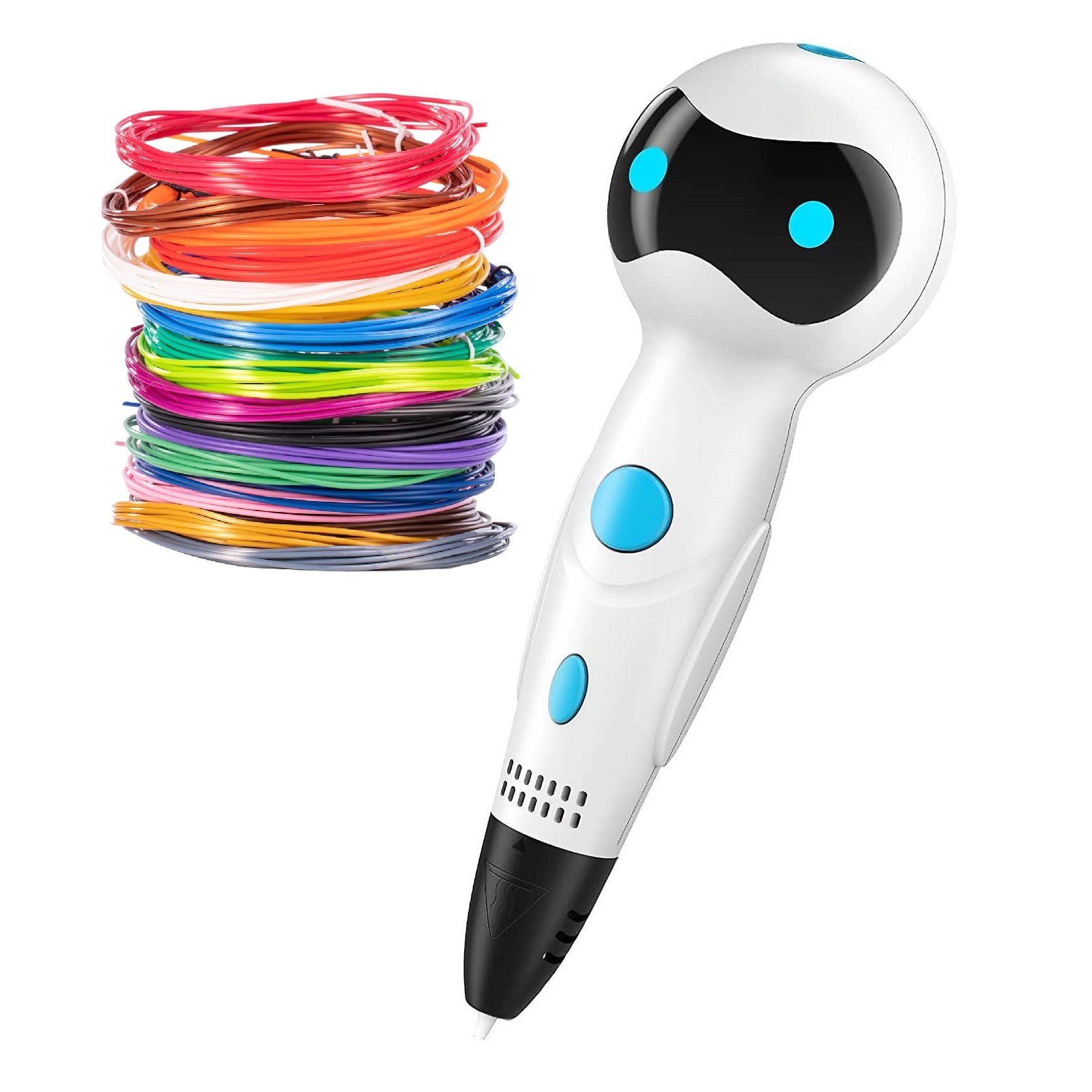 Castletec - Lápiz Impresora 3d Robot Sm-04 Con 54 Mts De Filamentos - Blanco