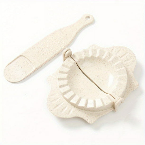 1pc, Dumpling Maker Press, Wheat Straw Dumpling Mold, Ravioli Maker Press, Easy-Tool For Dumpling Wrapper, Dough Stamp Cutter, Pastry Pie Making, Kitchen Gadgets, Kitchen Stuff, Kitchen Accessories, H