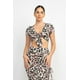 thumbnail image 2 of Conjunto de Top Floral con Nudo Frontal y Falda Larga Fruncida, Negro S, 2 of 5