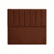 thumbnail image 1 of Respaldo De Cama 1 Plaza Café Tubular Felpa / Tapizado Acolchado | Diseño Moderno, 1 of 2