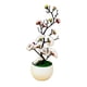 thumbnail image 5 of Arreglo En Maceta De Plantas Falsas Flores En Macetas Artificiales Para Decoraciones Caseras Blanco, 5 of 5