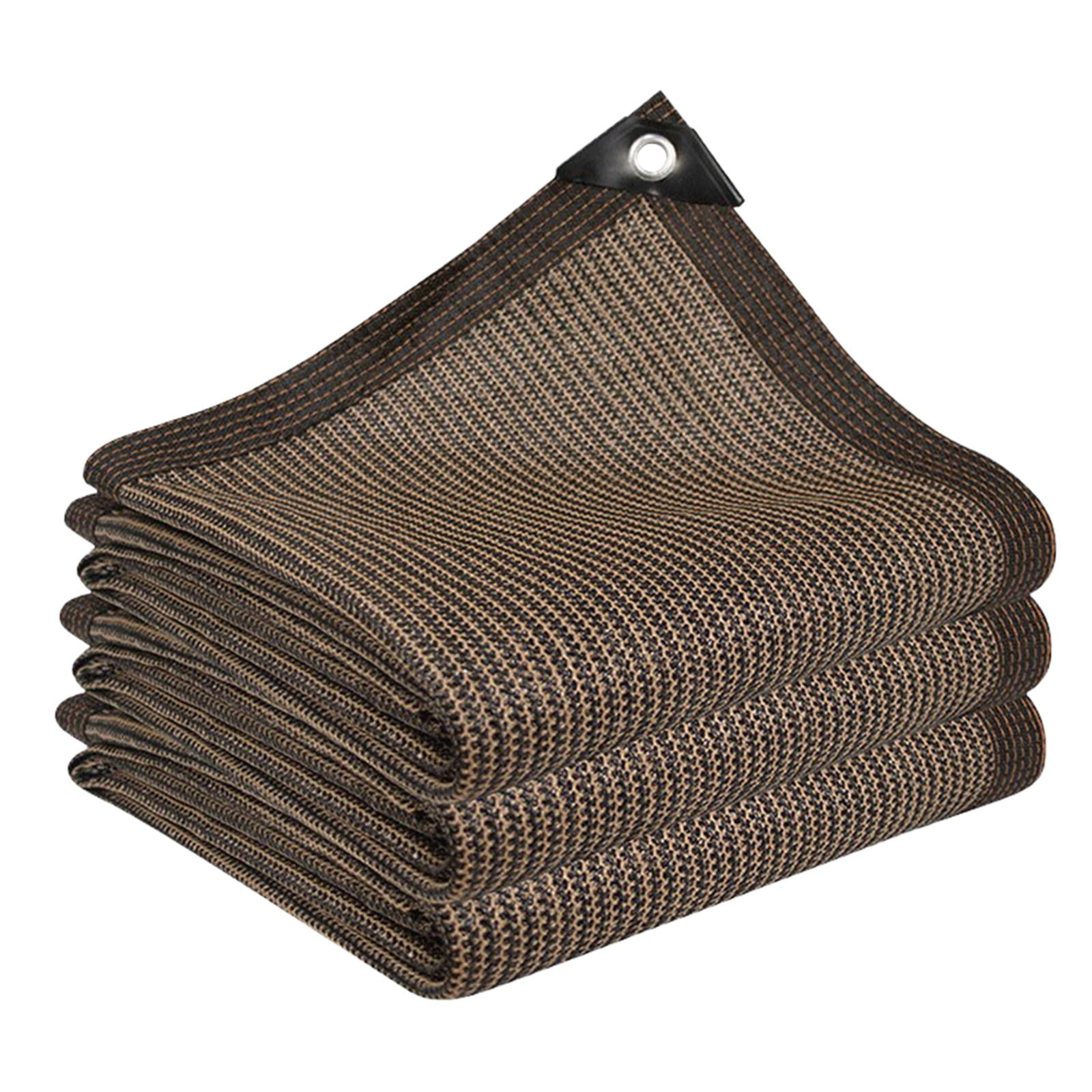 Magideal - Malla De Tela De Sombra Cubierta De Toldo De Malla Bloque De Red De Protección Solar Rectángulo De Gran Tamaño Sombrilla Red De Servicio Pesado Bloque 3mx4m