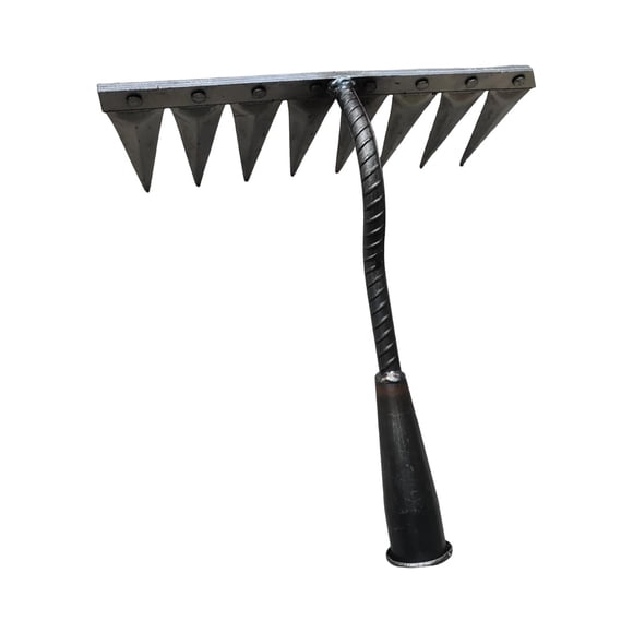 Rastrillo de para Jardín, Herramienta de Deshierbe Endurecida, Herramientas de Jardinería Multiusos Portátiles, Herramientas de Rastrillo de Man Sin Mango