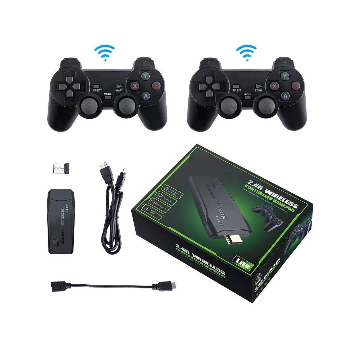 Mediaplayer - Consola De Juegos 2.4g Gamepad Juegos Retro