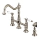 thumbnail image 1 of Grifo de cocina Kingston Brass Bel Air Centerset con pulverizador, 1 of 4