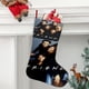 thumbnail image 2 of Friends (Serie de TV) Tema: Calcetines de Navidad, fino lino blanco para colgar en escaleras y chimenea, decoración navideña para el hogar, regalo de Navidad. 45cm × 32cm, 2 of 5