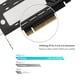 thumbnail image 2 of Tarjeta adaptadora ICY DOCK Dual Bay 2X M.2 NVMe SSD a PCIe 4.0 x8, 2 of 9