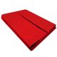 thumbnail image 1 of Faldón Algodón 2 Plaza 200 Hilos Liso Rojo, 1 of 2
