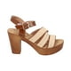 thumbnail image 4 of Sandalia Mujer Beige Jose Police, 4 of 5
