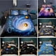 thumbnail image 1 of Starry Sky Galaxy Duvet Cover Outer Space Bedding Set For Boys Girls Teen Microfiber Cosmos Solar System Planet Comforter Cover, 1 of 5