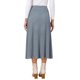thumbnail image 3 of Falda de suéter en línea A para mujer INSPIRE CHIC Otoño Invierno Cintura alta elástica Falda midi de punto acanalado L Gris, 3 of 6