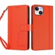 thumbnail image 3 of Funda Cartera Trébol para iPhone 13/iPhone 14 con Ranuras Tarjetas y Carga Inalámbrica Naranja, 3 of 6
