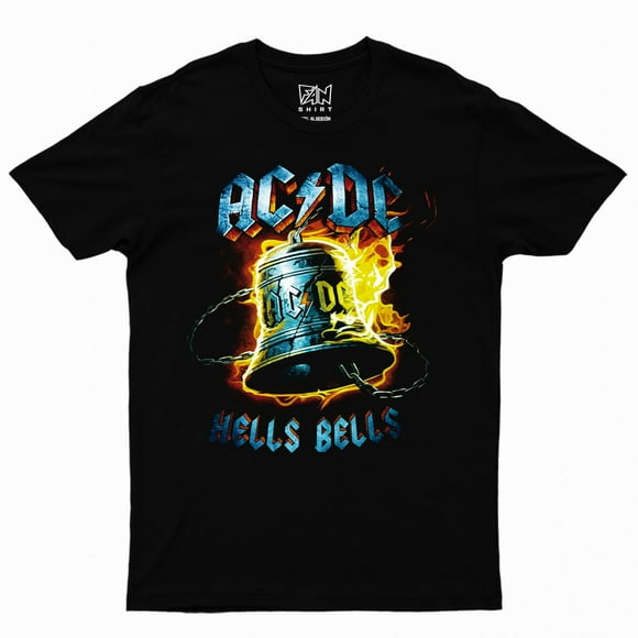 Polera Estampada Ac Dc Hell Bells Rock