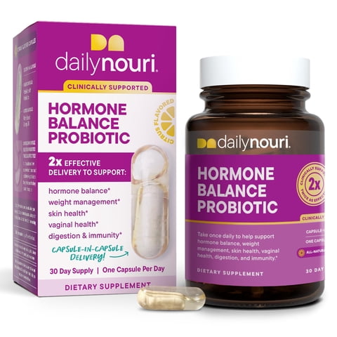 Cápsulas Probióticas Diarias Nouri Hormone Balance Women 30 Días