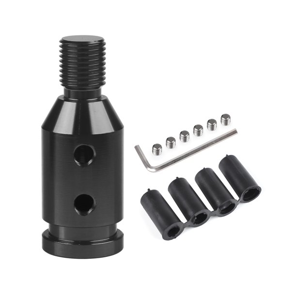 Adaptador de pomo de cambio ANDO RACING 12x1,25 mm de aleación de aluminio